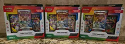 Lot of 3 - Pokemon TCG First Partner Illustration Collection Box Series 1 - Image 1