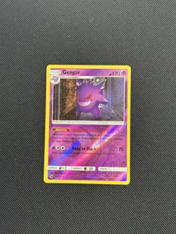 Pokemon TCG Gengar Holo Rare Reverse Holo 38/111 SM-Crimson Invasion - Image 1