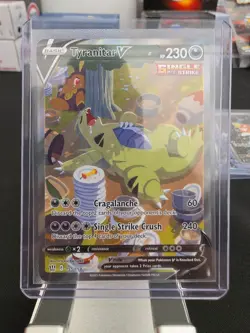 Pokemon TCG Battle Styles Tyranitar v Alternate Full Art Card 155/163 - Image 2