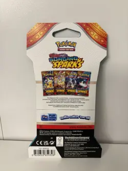 Pokemon SV08 Surging Sparks SLEEVED BOOSTER PACK - New Sealed (random pack art) - Image 2