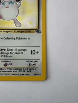 1st Edition Wigglytuff #16 Holo Pokemon Jungle Set - Image 5