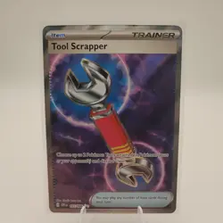 Tool Scrapper 115/086 Ultra Rare ME04: Chaos Rising Pokemon Near Mint - Image 1