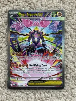 Pokemon TCG Mega Zygarde EX 120/088 Secret Rare Full Art Holo 310 HP English - Image 1