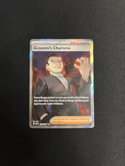 Giovanni's Charisma 197/165 Pokemon Sv: Scarlet & Violet 151 Ultra Rare Holo NM - Image 3