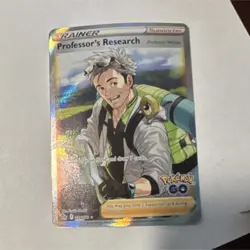 The Pokemon Company Professor's Research Ultra Rare Full Art Holo 078/078 GO Eng - Image 1