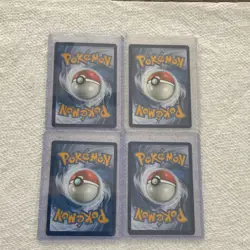 Pokemon TCG Basic Water & Fire Energy 232/198 233/198 - Lot of 4 - Image 2