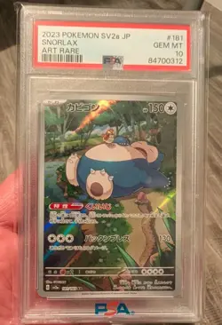 2023 Pokemon SNORLAX 151 SV Promo JP #181 PSA 10 - Image 1