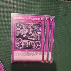 Yugioh Terrors Of The Underroot Common 1st Edition x3 Play Set - Image 1