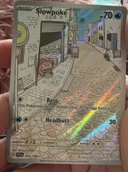Slowpoke 204/198 Illustration Rare Holo Full Art SV01 Scarlet & Violet Base 2023 - Image 1