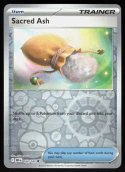 Sacred Ash 168/182 Uncommon Destined Rivals Pokemon Reverse Holo Near Mint - Image 1