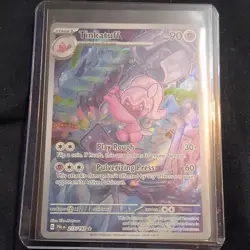 Pokemon TCG Tinkatuff SV02 Paldea Evolved 217/193 Illustration Rare Holo EN - Image 1