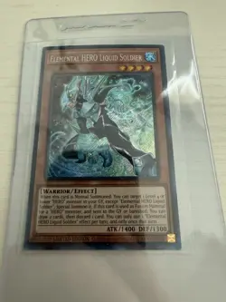Yu-Gi-Oh Elemental Hero Liquid Soldier LDS3-EN103 Secret Rare Limited Edition - Image 1