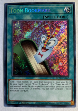 Toon Bookmark BLCR-EN067 Secret Rare 1st Edition NM Yu-Gi-Oh - Image 1