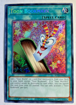 Toon Bookmark BLCR-EN067 Secret Rare 1st Edition NM Yu-Gi-Oh - Image 2