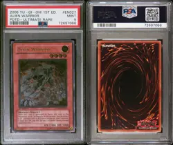 Alien Warrior #EN027 2006 Yu-Gi-Oh! 1st Edition POTD Ultimate Rare PSA 9 - Image 3