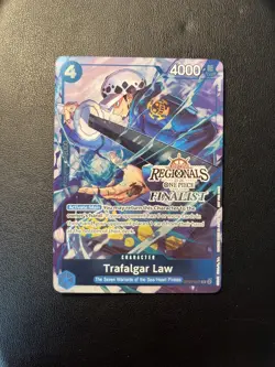 Trafalgar Law OP07-047 Regionals Offline Finalist Promo One Piece Card English - Image 1