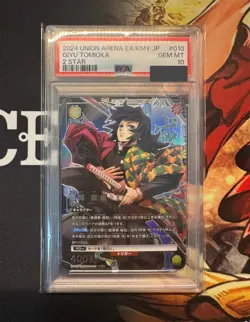 PSA 10 UNION ARENA Demon slayer vol.2 EX05BT/KMY-3-010 U ☆☆ Tomioka Giyu - Image 1
