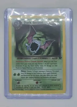 Dark Golbat Holo 2000 WOTC Team Rocket Set 7/82 Vintage Pokemon Card Mitsuhiro A - Image 4