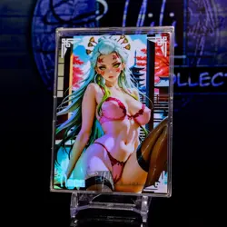 Daki Waifu Trading Card ACG-AVL Goddess Holo Foil 014 Anime Manga Art Demon - Image 1