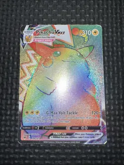 Pokemon Pikachu VMAX Rainbow Rare Card 310 HP Gigantamax Thunderbolt - Image 2