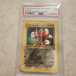 Scizor PSA 1 Poor Black Star Promo Card #33 Pokemon League Pop 1 🔥 - Image 1