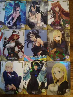 PREMIUM 20 Waifu Card Lot - Popular Anime Girls Asuna Fubuki Albedo Zero Two - Image 3