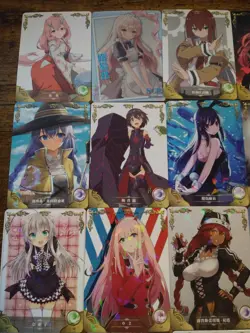 PREMIUM 20 Waifu Card Lot - Popular Anime Girls Asuna Fubuki Albedo Zero Two - Image 5