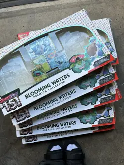 (7) Pokemon 151 Blooming Waters Premium Collection 5 Promo Cards [ SHIPS TODAY!] - Image 1