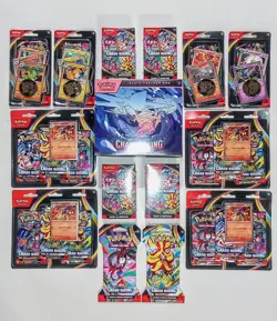 NEW Pokemon TCG Chaos Rising ETB, Booster Bundles, and Blisters LOT - Image 1