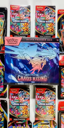 NEW Pokemon TCG Chaos Rising ETB, Booster Bundles, and Blisters LOT - Image 4