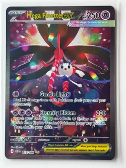 Mega Floette ex 117/086 Special Illustration Rare ME04: Chaos Rising Pokemon NM - Image 1