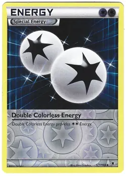 Double Colorless Energy Holo 9/10 NM - Pokemon Phantom Forces PHFDCE111-01 - Image 1