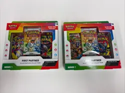 Pokemon First Partner Illustration Collection Sealed Series 1 Lot of (2) Boxes - Image 1