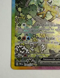 Leafeon ex 144/131 Sv: Prismatic Evolutions Holo Pokemon TCG - Image 5
