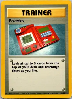 Base Set #087/102 Pokedex Pokemon Moderately Played - Image 1