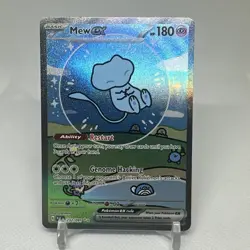 Pokemon Mew Ex SV: Paldean Fates Special Illustration Rare Full Art Holo 232/091 - Image 1