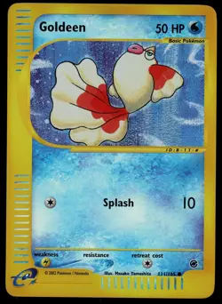 Pokemon 2002 Expedition Base - Goldeen - Reverse Holo - 111 - Image 1