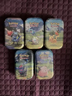 Pokemon Ascended Heroes Mini Tin Collection – Set of 5 (Sealed) - Image 1