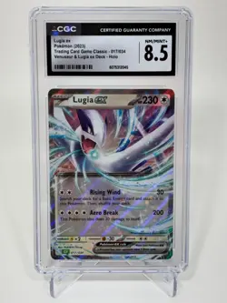 Pokemon Lugia EX 017/034 Holo CGC Graded NM / Mint+ 8.5 - Image 1