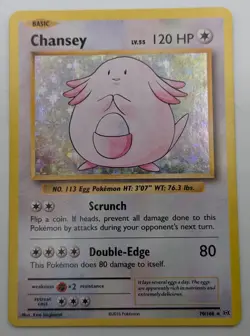Chansey 70/108 XY Evolutions Holo Foil Rare Pokemon TCG 2016 - Image 1