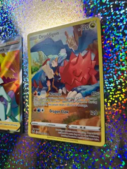 Pokemon TCG: TG09/TG30 Druddigon; Full Art Promo SWSH152 Professor's Research - Image 3