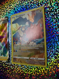 Pokemon TCG: TG09/TG30 Druddigon; Full Art Promo SWSH152 Professor's Research - Image 4