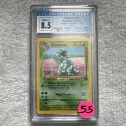 Nidoqueen Jungle Unlimited 7/64 Holo CGC 8.5 Pokemon 1999 - Image 1