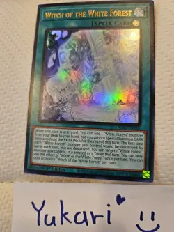 Witch of the White Forest (UR) ALIN-EN058 1st Edition TCG mint Yugioh - Image 1
