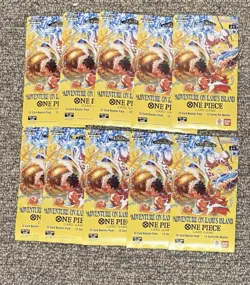 One Piece TCG OP15-EB04 - Sleeved Booster Packs (Lot Of 10) ✅IN HAND ✅Brand New - Image 1