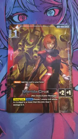 Gundam Card Game Marida Cruz R+ Newtype Rising GD01-093 NM English - Image 1