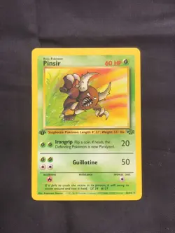 Pokemon Cards: Jungle 1st Edition Rare: Pinsir 25/64 - Image 1
