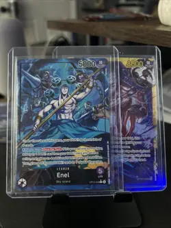 OP15 Enel One Piece Card Lot English Leader + SEC Sky Island OP15-118 & OP15-058 - Image 1