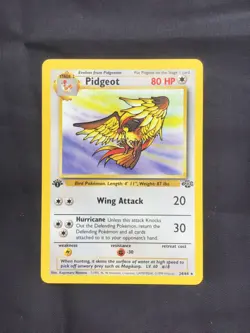 Pokemon Cards: Jungle 1st Edition Rare: Pidgeot 24/64 - Image 1