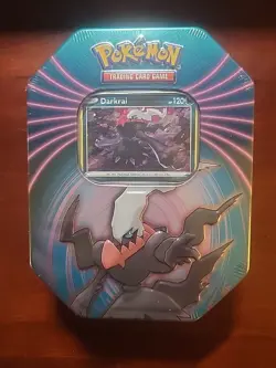 Pokemon TCG Darkrai Tin Box Sealed 3 Booster Packs Plus Foil Card - Image 3